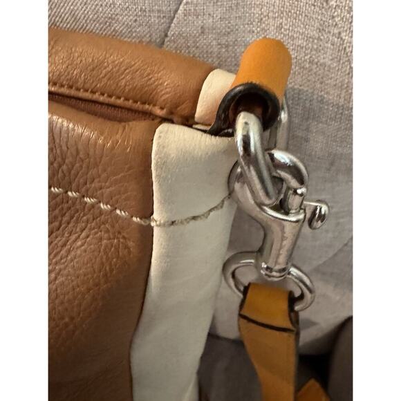 Coach Park Colorblock Brown Leather Hobo Bag 13.5"L x 3"W x 12.5"H Tote F24369 - Picture 2 of 14